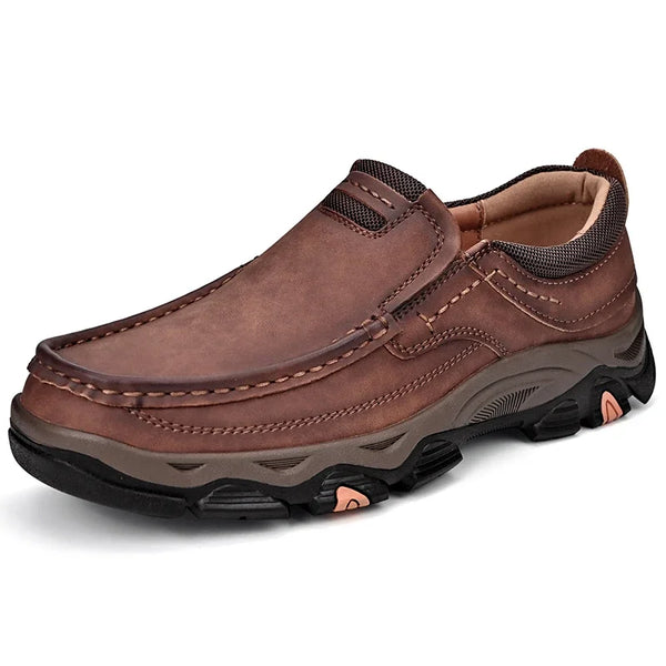 Mitchell Shoes Men's Leather Casual Walking Outdoor Shoes