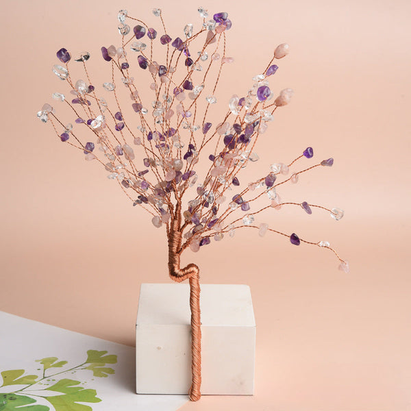 Natural Crystal Willow Fortune Tree